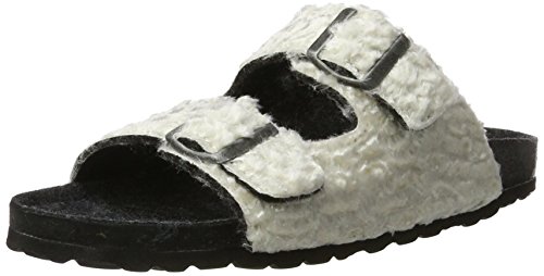 Hans Herrmann Collection Damen HHC Pantoletten, Weiß (Crudo) von Hans Herrmann Collection