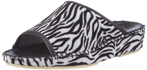 Hans Herrmann Collection Damen Pantoletten, Schwarz (Zebra), 36 EU von Hans Herrmann Collection