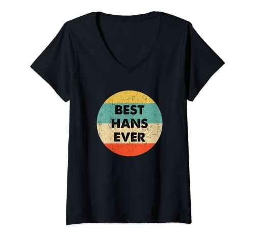 Damen Hans Vorname T-Shirt mit V-Ausschnitt Damen Hans Vorname T-Shirt mit V-Ausschnitt von Hans Vorname T-Shirts & Geschenke