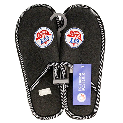 Hansa Rostock FC Filz-Pantoffeln Größe 37/38 von Lupsty
