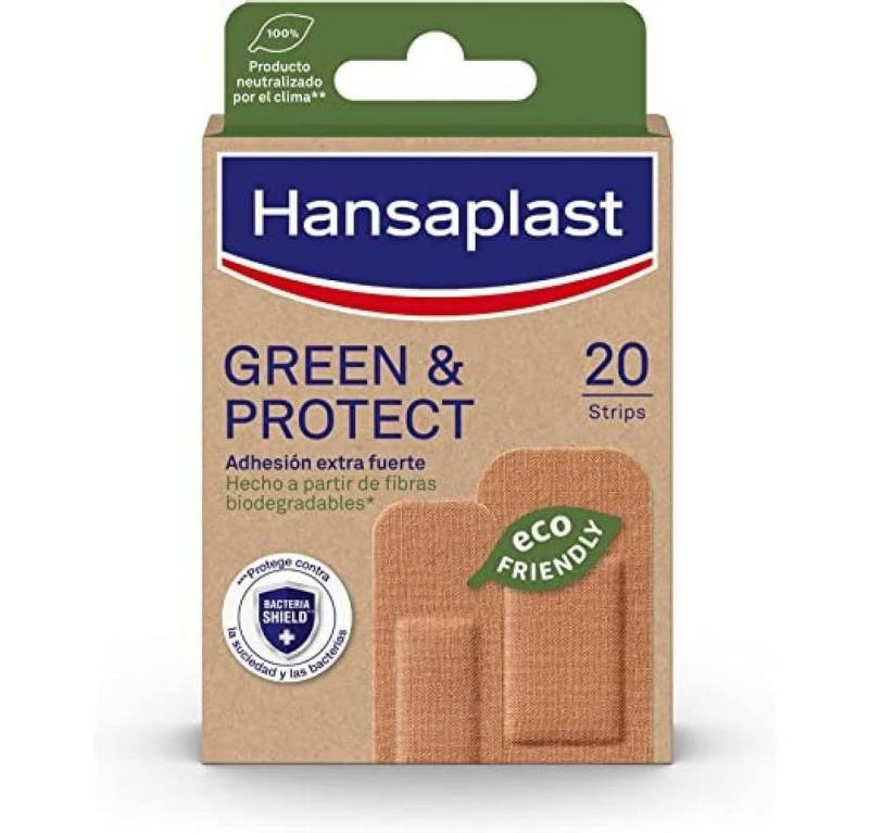 Hansaplast Wundpflaster Hansaplast Green & Protect 20 Strips - B0B3XHTZVS Hansaplast Wundpflaster Hansaplast Green & Protect 20 Strips - B0B3XHTZVS von Hansaplast
