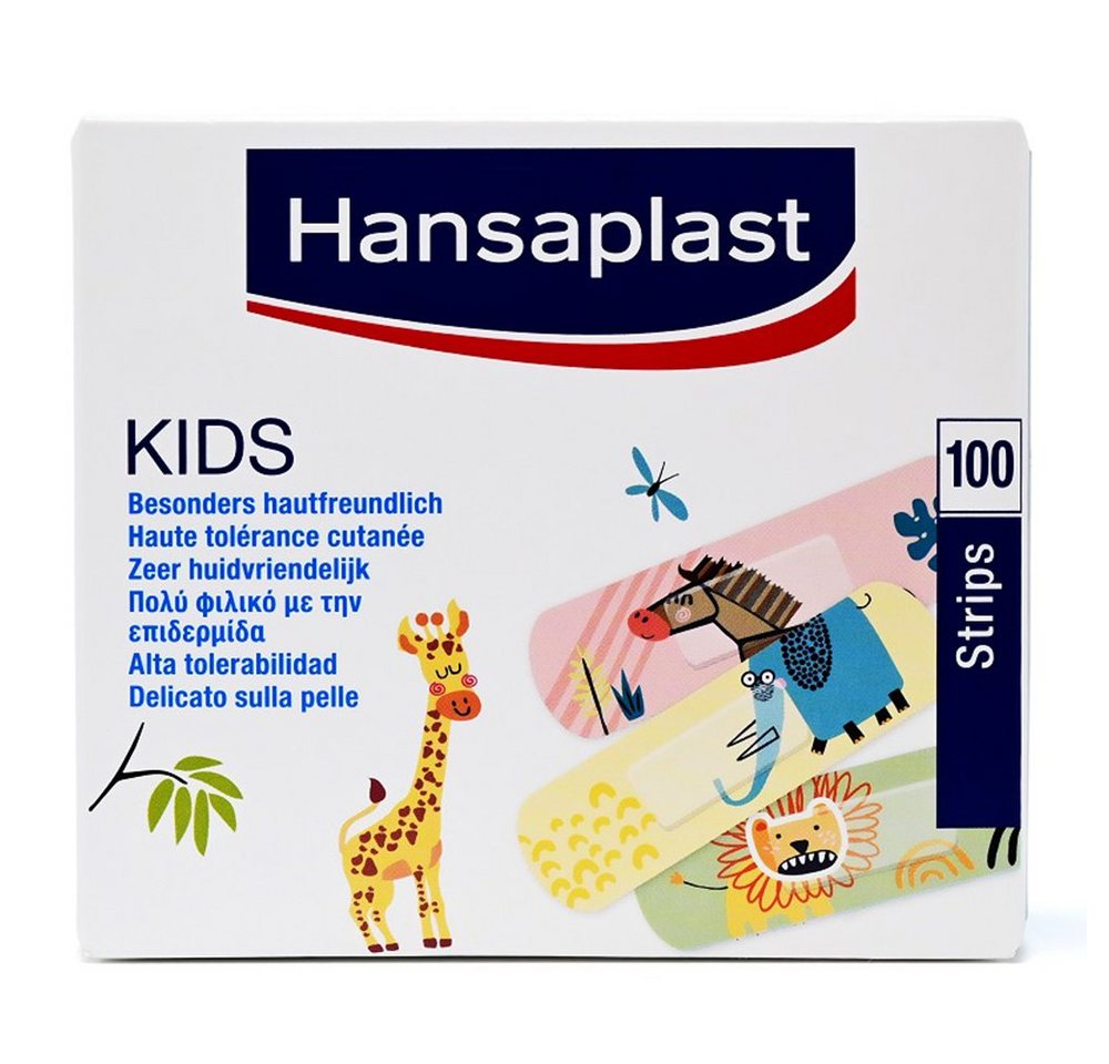 Hansaplast Wundpflaster Kids Pflasterstrips Universal 1,9x7,2cm 100St PZN 14420059 (100 St) von Hansaplast
