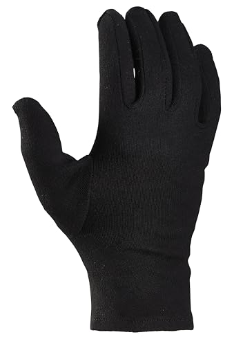 Schwarze Baumwoll-Handschuhe 12 Paar in Größe 9 Schwarze Baumwoll-Handschuhe 12 Paar in Größe 9 von Hansaschutz