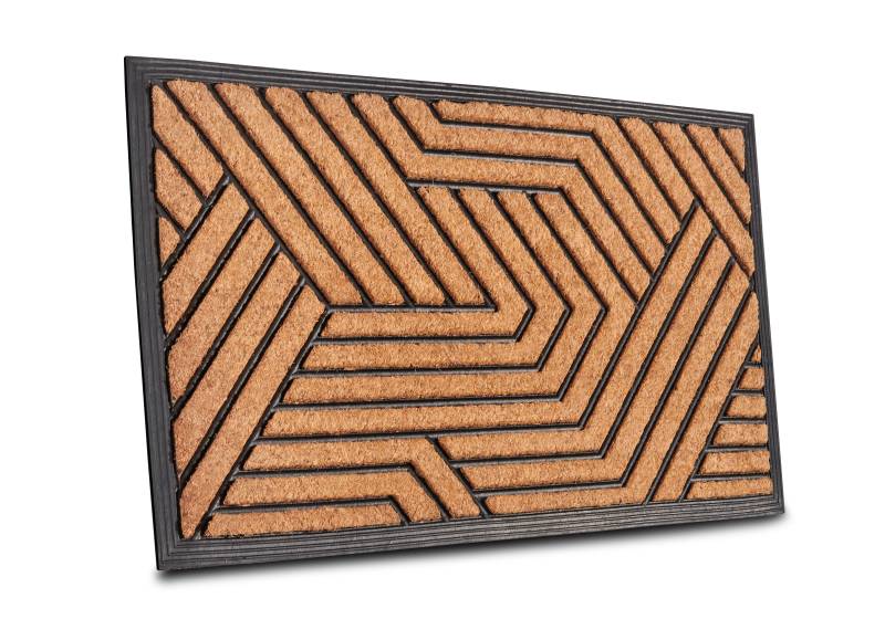 HANSE Home Fußmatte "Mix Mats Gummi Kokos Labyrinth, Türmatte" rechteckig 20 mm Höhe Strapazierfähig, pflegeleicht, robust, wetterfest, UV-beständig HANSE Home Fußmatte "Mix Mats Gummi Kokos Labyrinth, Türmatte" rechteckig 20 mm Höhe Strapazierfähig, pflegeleicht, robust, wetterfest, UV-beständig von Hanse Home