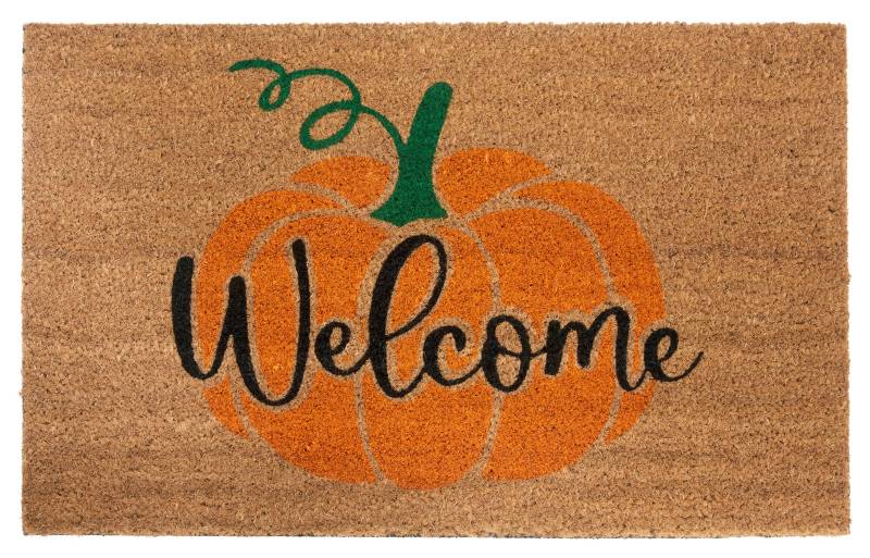 HANSE Home Fußmatte "Mix Mats Kokos Welcome Pumpkin, Türmatte" rechteckig 15 mm Höhe Kokos, Schmutzfangmatte, Outdoor, Rutschfest, Innen, Kokosmatte, Flur HANSE Home Fußmatte "Mix Mats Kokos Welcome Pumpkin, Türmatte" rechteckig 15 mm Höhe Kokos, Schmutzfangmatte, Outdoor, Rutschfest, Innen, Kokosmatte, Flur von Hanse Home
