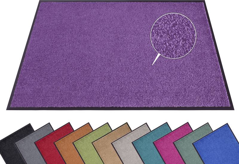 HANSE Home Fußmatte "Wash & Clean" rechteckig 7 mm Höhe Schmutzfangmatte, Türmatte, In- und Outdoor, Teppich, Läufer, waschbar von Hanse Home