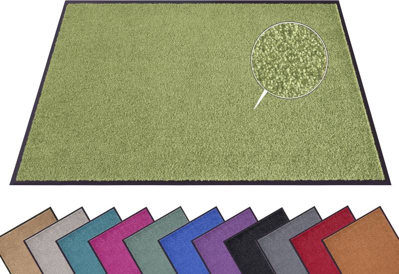 HANSE Home Fußmatte "Wash & Clean" rechteckig 7 mm Höhe Schmutzfangmatte, Türmatte, In- und Outdoor, Teppich, Läufer, waschbar von Hanse Home
