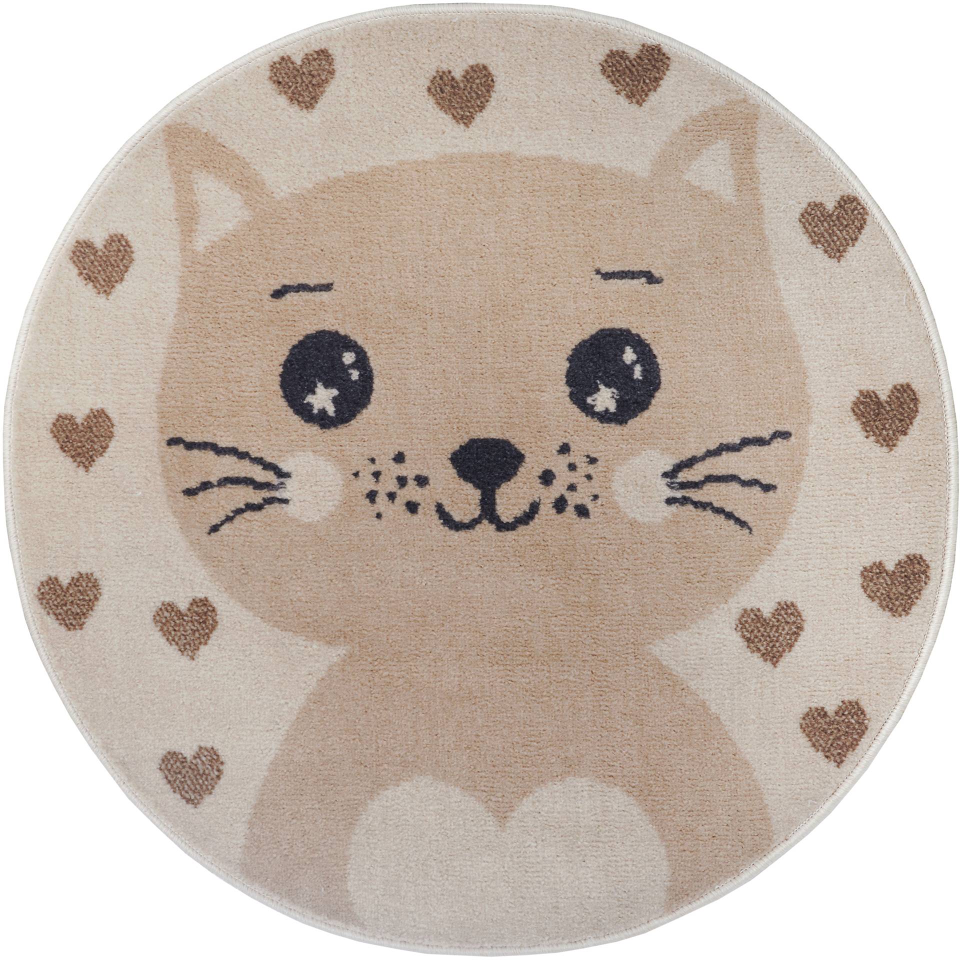 HANSE Home Kinderteppich "Adventures Cat" rund 8 mm Höhe Spielteppich, fest, Kinderzimmer, Kurzflor, Spielunterlage HANSE Home Kinderteppich "Adventures Cat" rund 8 mm Höhe Spielteppich, fest, Kinderzimmer, Kurzflor, Spielunterlage von Hanse Home