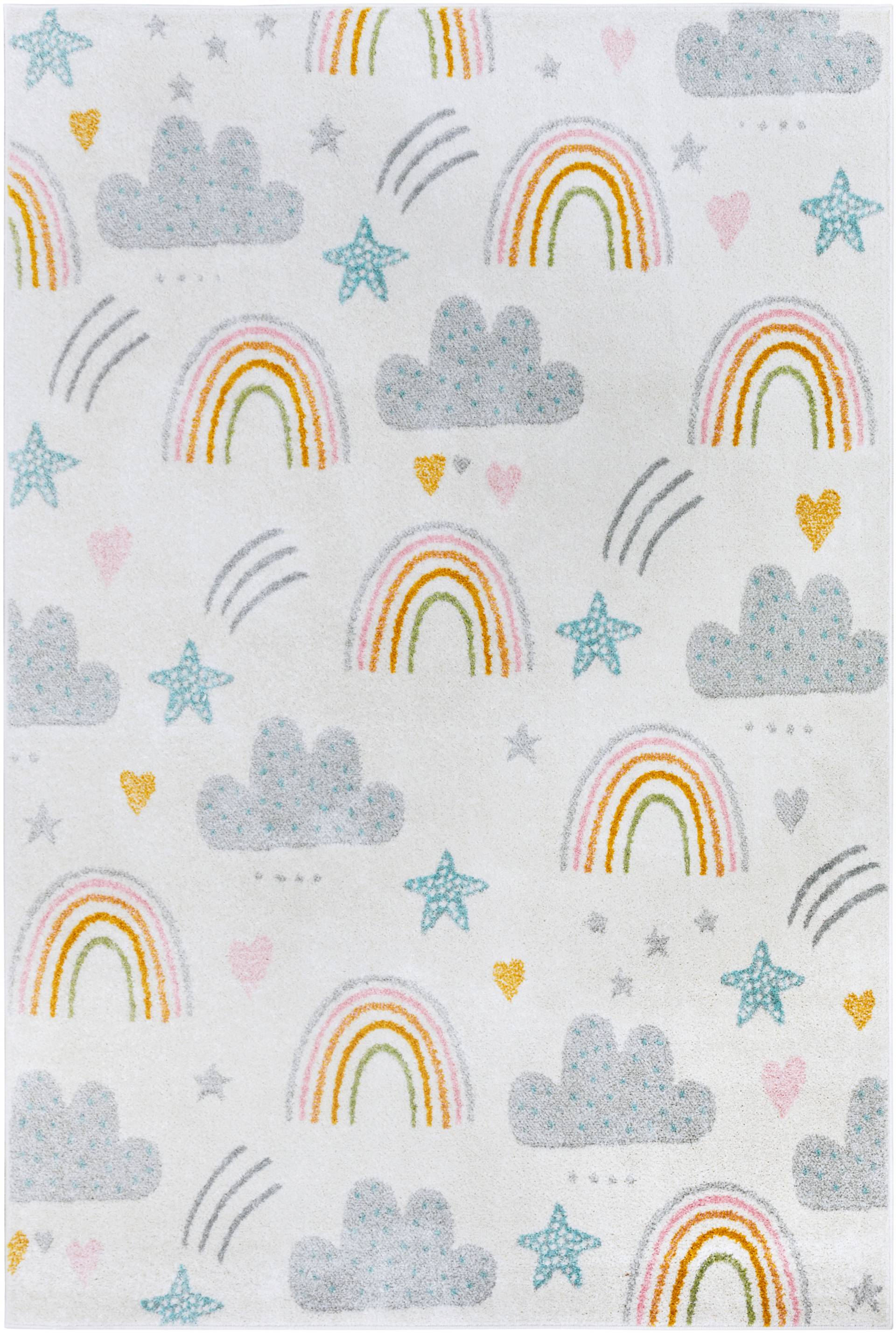 HANSE Home Kinderteppich "Adventures Rainbow Clouds", rechteckig von Hanse Home