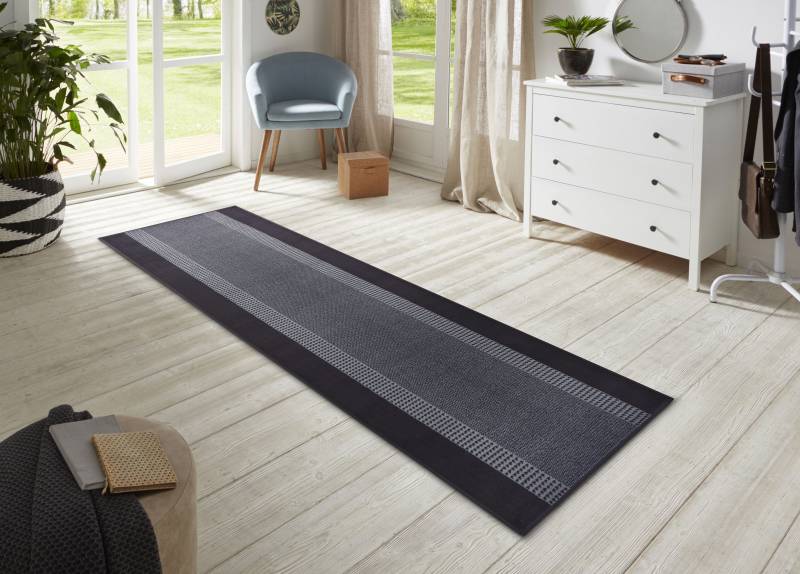 HANSE Home Teppich "Band" rechteckig 9 mm Höhe Kurzflor, weich, Läufer Größen, Wohnzimmer, Schlafzimmer, Esszimmer von Hanse Home