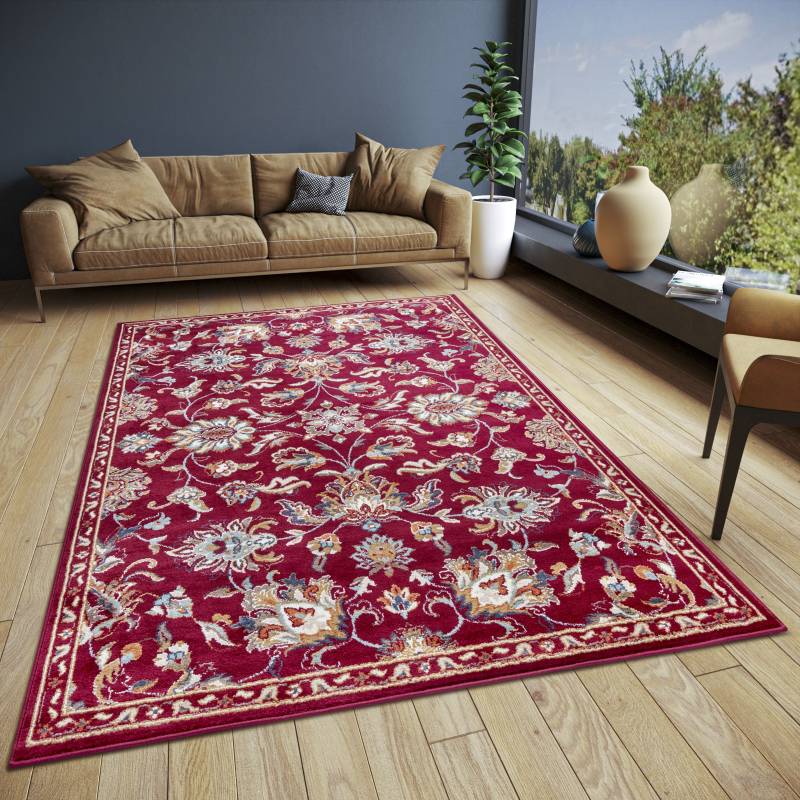 HANSE Home Teppich "Caracci" rechteckig 8 mm Höhe Läufer, Orientalisch, Kurzflor, Wohnzimmer, Schlafzimmer, Esszimmer von Hanse Home