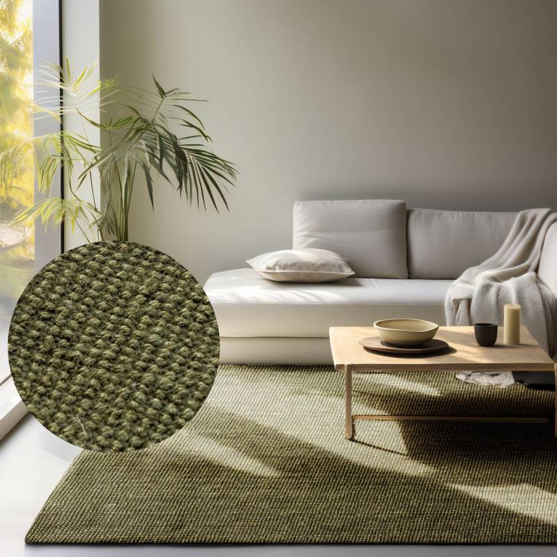 HANSE Home Teppich "Jaipur Juteteppich, als Läufer und in Rund" rechteckig 10 mm Höhe 100% Naturfaser, Wohnzimmer, Esszimmer, Schlafzimmer, GRS von Hanse Home