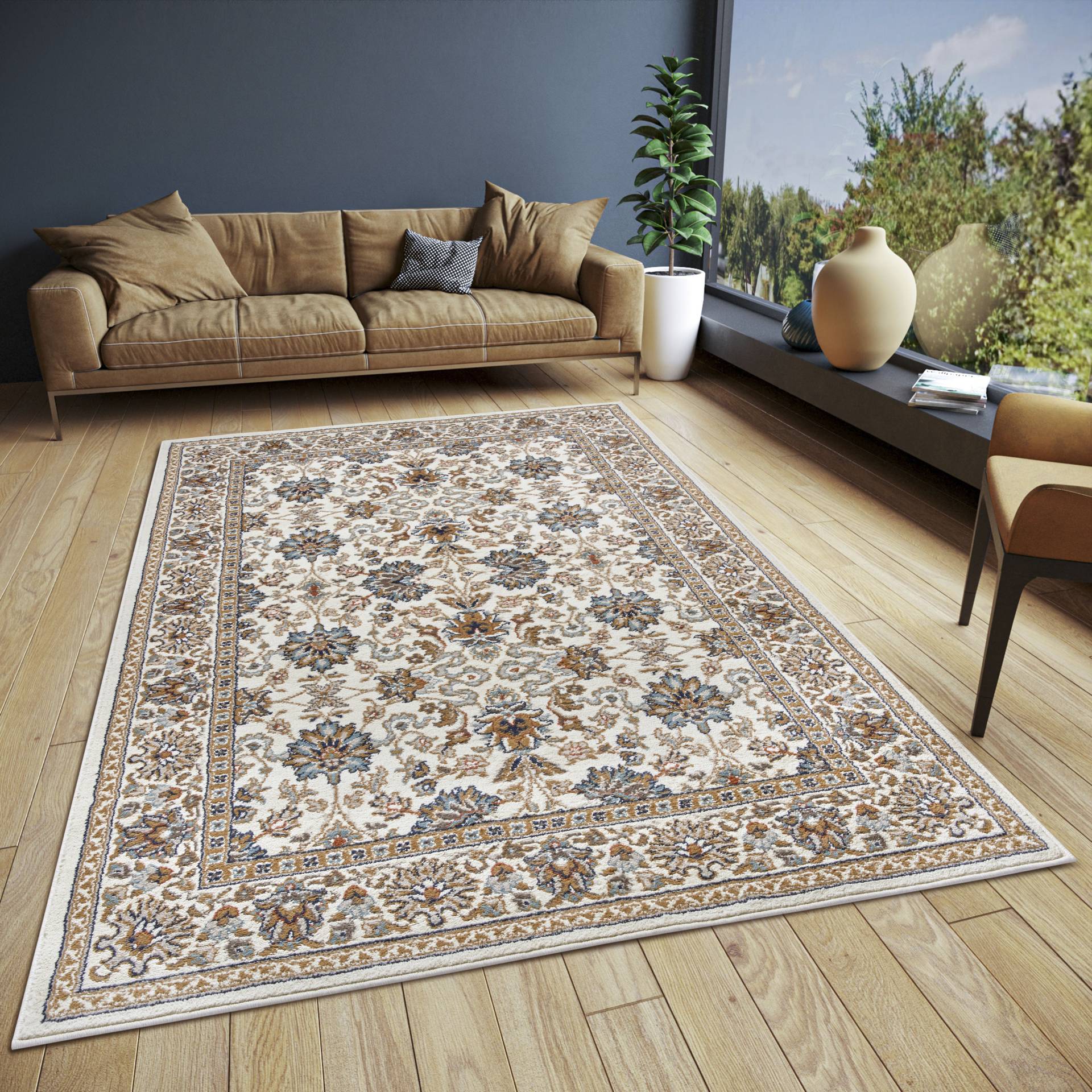HANSE Home Teppich "Saraceni" rechteckig 8 mm Höhe Läufer, Orientalisch, Kurzflor, Wohnzimmer, Schlafzimmer, Esszimmer von Hanse Home