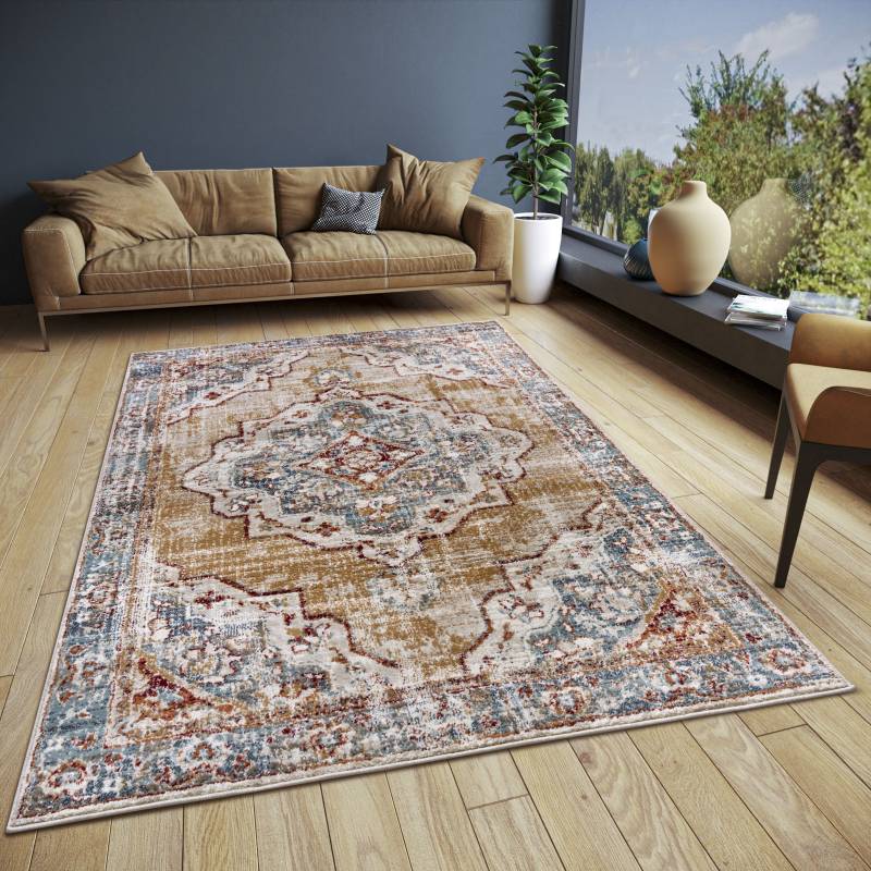HANSE Home Teppich "Strozzi" rechteckig 8 mm Höhe Läufer, Orientalisch, Kurzflor, Wohnzimmer, Schlafzimmer, Esszimmer von Hanse Home