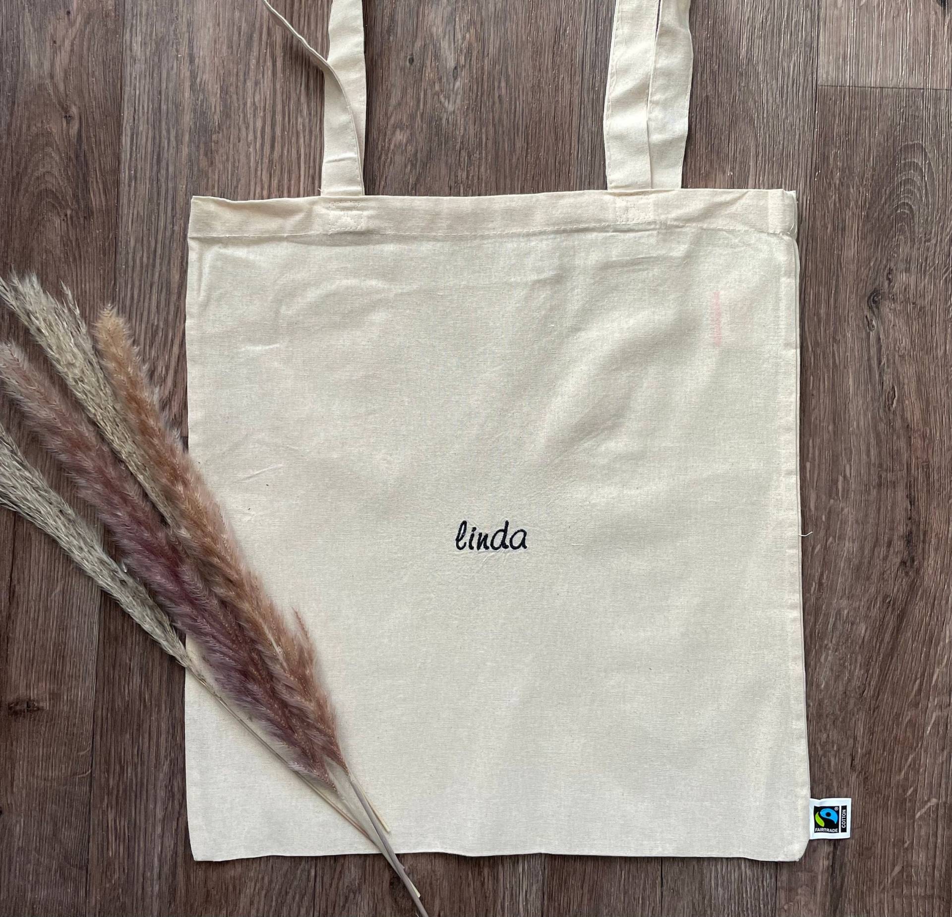 Personalisierter Jutebeutel, 100% Fairtrade-Baumwolltasche, Handbestickt, Minimalistisch, Ästhetisch, Einkaufsbeutel, Totebag, Stoff, Gift Personalisierter Jutebeutel, 100% Fairtrade-Baumwolltasche, Handbestickt, Minimalistisch, Ästhetisch, Einkaufsbeutel, Totebag, Stoff, Gift von HanseStickerei