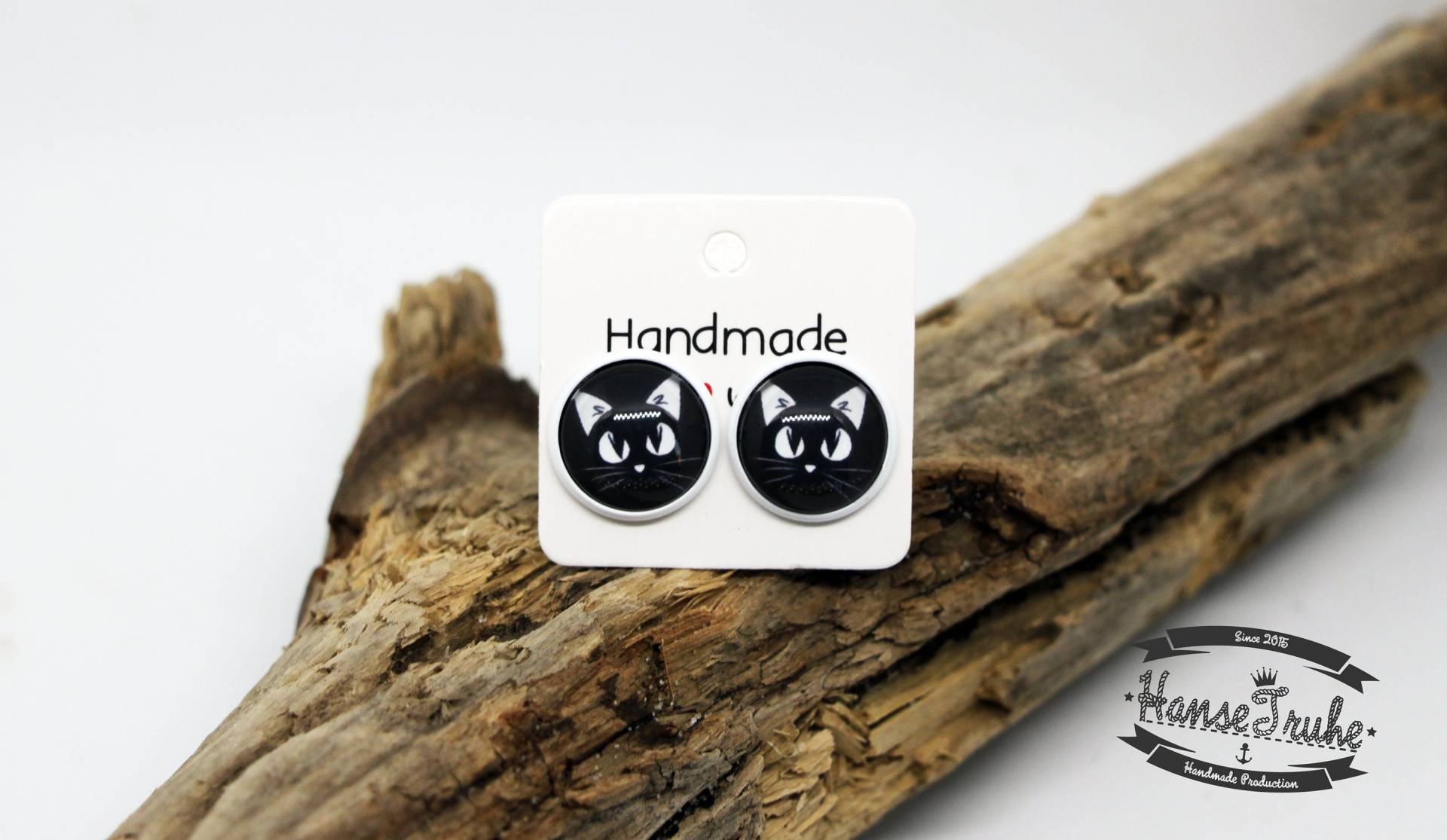 Ohrstecker Katzen -Artikelnummer Ot6 von HanseTruhe