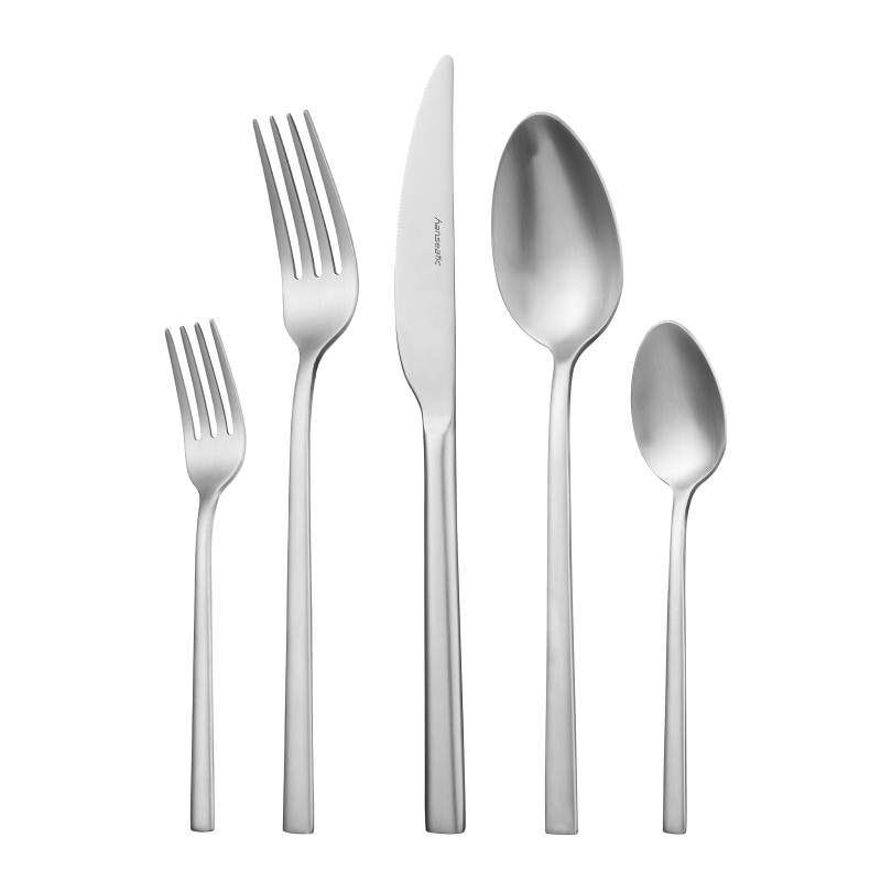 Hanseatic Besteck-Set "SMART, in matter Optik" leichtes und minimalistisches Design von Hanseatic