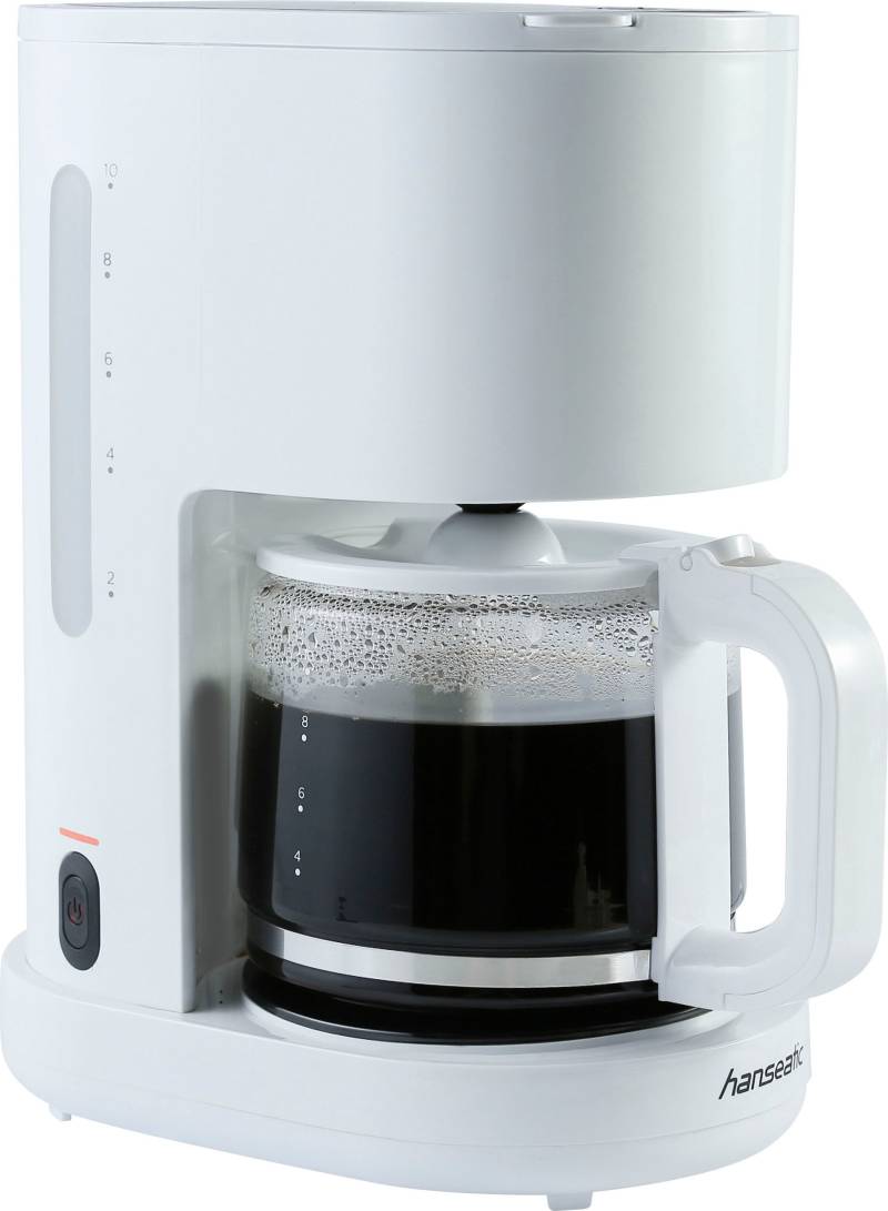 Hanseatic Filterkaffeemaschine "HCM125900WD" 1,25 l Kaffeekanne Korbfilter 1x4 von Hanseatic