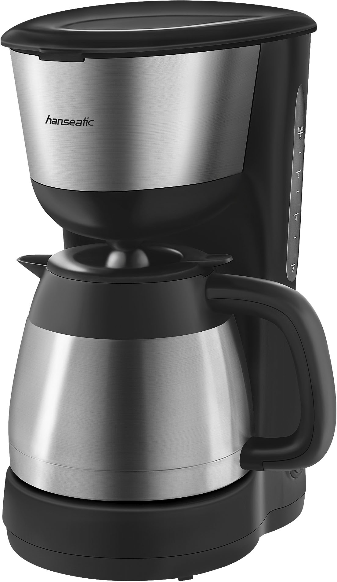 Hanseatic Filterkaffeemaschine "HCM9001TJSD" 1 l Kaffeekanne Papierfilter 1x4 mit Edelstahl-Thermokanne von Hanseatic
