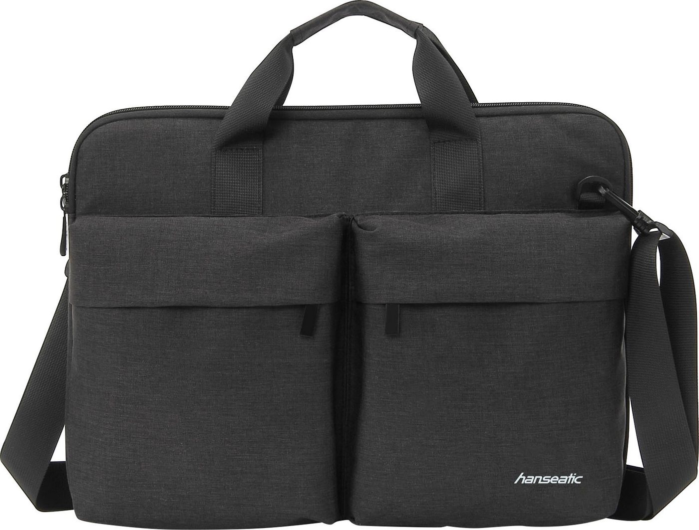 Hanseatic Laptoptasche Laptop Tasche für Notebooks bis 14 Zoll, Business Computertasche, Umhängetasche, Schultertasche, Notebooktasche von Hanseatic