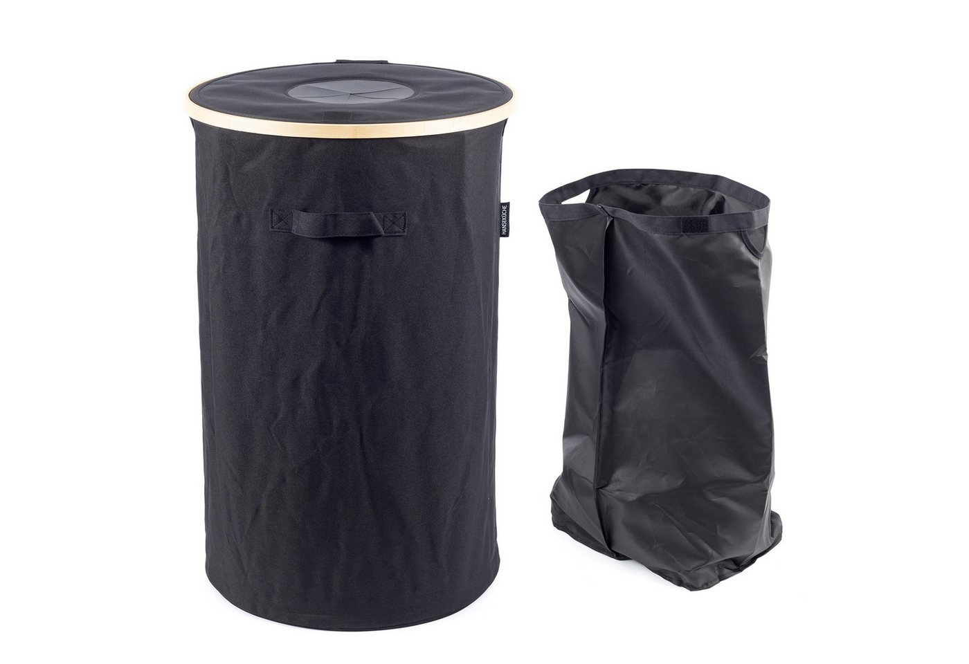 Hanseküche Flaschenkorb Pfandflaschenkorb mit großer Tragetasche (XXL), 100 l, Sammelbehälter für Leergut & Altglas inkl. Flaschentasche von Hanseküche