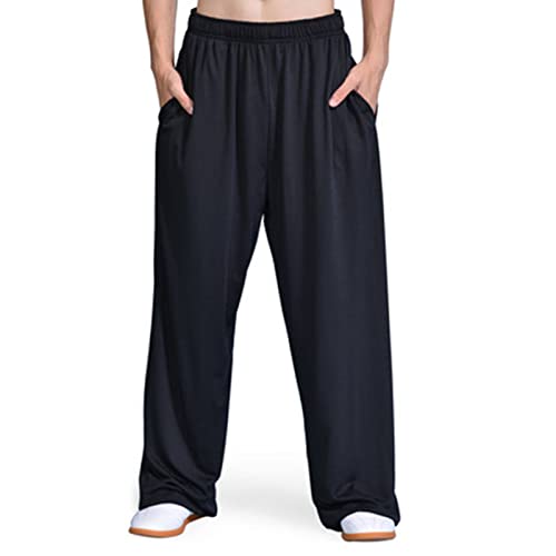 Tai Chi Hose Shaolin Wushu Training Hosen Milchseide Freizeit Atmungsaktiv Weich Bloomers Gemütlich Qigong Wing Chun Jogging Hause Hosen,001,L Tai Chi Hose Shaolin Wushu Training Hosen Milchseide Freizeit Atmungsaktiv Weich Bloomers Gemütlich Qigong Wing Chun Jogging Hause Hosen,001,L von Hansensi