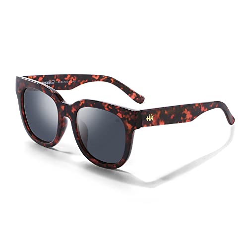 Hanukeii Damen Southcal Sonnenbrille, rot, One Size von Hanukeii