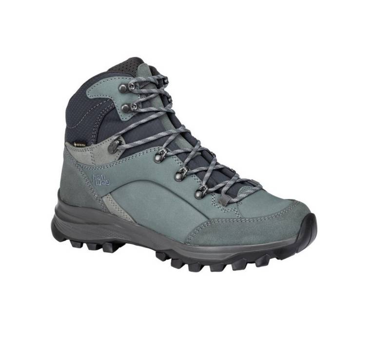 Hanwag Banks Lady GTX (Nubukleder, wasserdicht) grün/fossilgrau Damen Wanderschuh von Hanwag