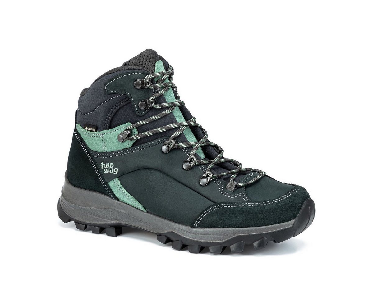 Hanwag Banks Lady GTX (Nubukleder, wasserdicht) petrol/mint Damen Wanderschuh von Hanwag