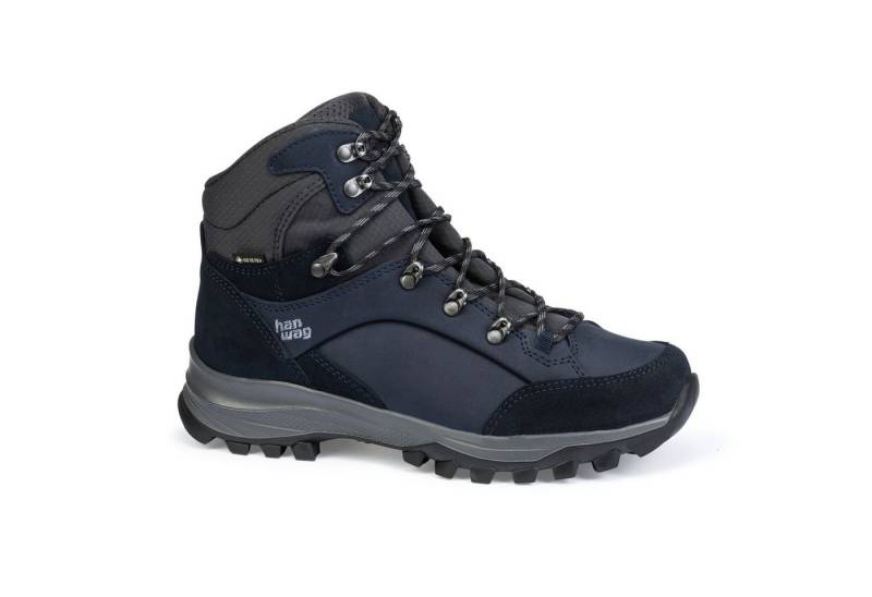 Hanwag Banks Narrow Lady GTX Damen Wanderschuh Navy/Asphalt Trekkingschuh von Hanwag