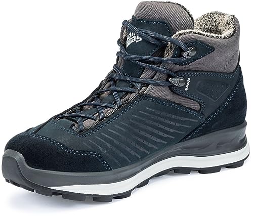 Hanwag W Bluestrait Lady Es Blau-Grau - Merino Robuster wasserdichter Damen Wanderschuh, Größe EU 39.5 - Farbe Navy - Li von Hanwag