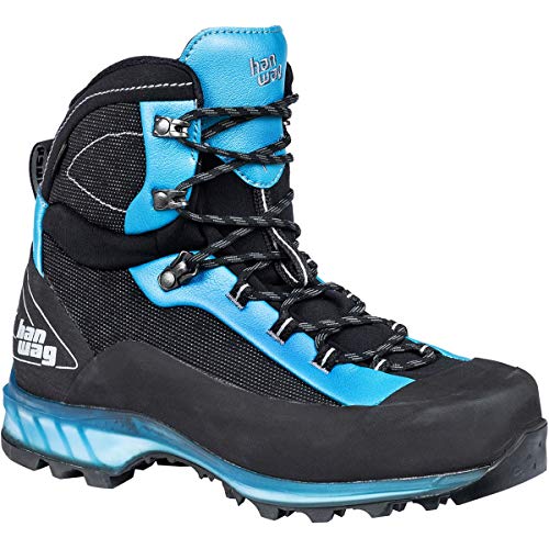 Hanwag Damen Ferrata II GTX Schuhe, Black-Ocean, UK 4 von Hanwag