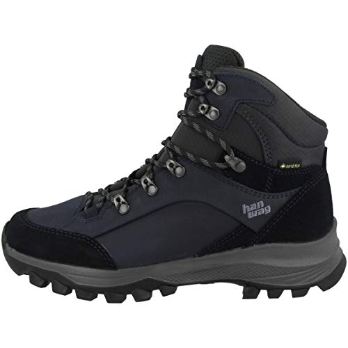 Hanwag W Banks Lady GTX Blau-Grau - Gore-Tex Wasserdichter bequemer Damen Gore-Tex Trekkingschuh, Größe EU 40.5 - Far von Hanwag