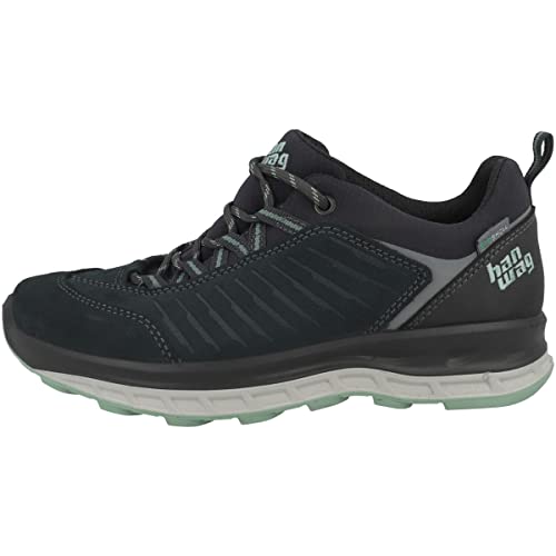 Hanwag W Blueridge Low Lady Es Blau - Vielseitiger multifunktioneller Damen EcoShell Wanderschuh, Größe EU 39 - Farbe Pe von Hanwag