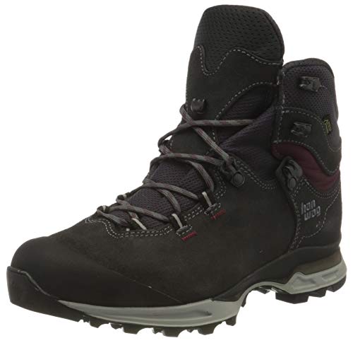 Hanwag Damen Tatra Light Lady GTX Trekking-& Wanderstiefel, Schwarz (Asphalt/Dark Garnet 064356), 37 EU von Hanwag