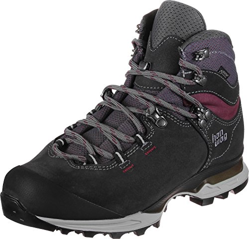 Hanwag Tatra Light Bunion GTX Women Größe UK 4,5 Asphalt/Dark Garnet von Hanwag