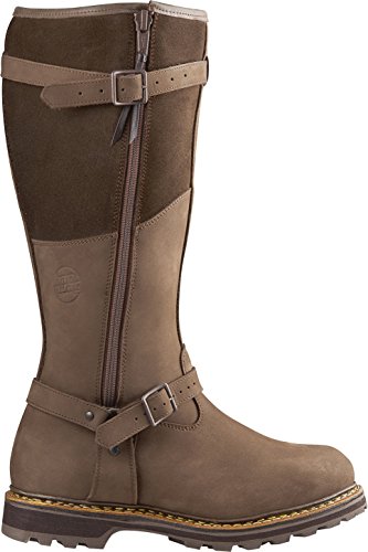 Hanwag M Grizzly Top Braun - Hochwertiger zwiegenähter Herren Nubukleder Winterstiefel, Größe EU 39 - Farbe Erde von Hanwag