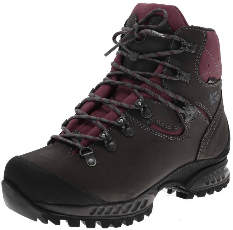 Hanwag Hanwag Damen Trekkingstiefel Tatra II Wide Lady GTX wasserdichter Hikingschuhe Grau XX EU Outdoorschuh von Hanwag