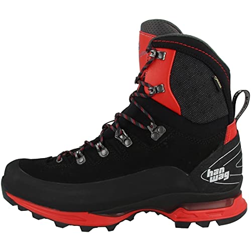 Hanwag Herren Alverstone II GTX Hiking Boot, Schwarz Rot 701, 42.5 EU von Hanwag