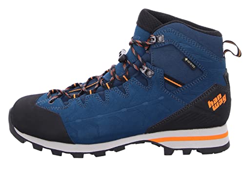 Hanwag M Makra Light GTX Blau - Gore-Tex Leichter agiler Herren Allround Gore-Tex Wanderstiefel, Größe EU 41.5 - Farb von Hanwag