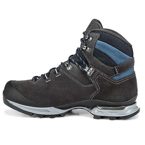 Hanwag Tatra Light Wide GTX Men Größe UK 7,5 asphalt/blue von Hanwag