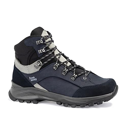 Hanwag M Alta Bunion Ii GTX Blau-Grau - Gore-Tex Halbhoher Leichter Herren Gore-Tex Wanderstiefel, Größe EU 41.5 - FA von Hanwag
