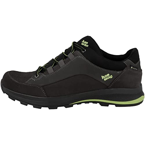 Hanwag M Banks Low GTX Grau - Gore-Tex Niedriger wasserdichter Herren Gore-Tex Wanderschuh, Größe EU 42.5 - Farbe Asp von Hanwag