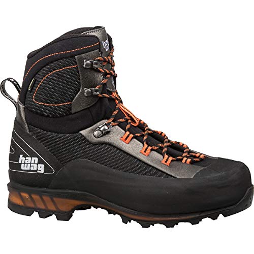 Hanwag M Ferrata Ii GTX Schwarz - Gore-Tex Wasserfester atmungsaktiver Herren Goretex Bergstiefel, Größe EU 42 - Farb von Hanwag