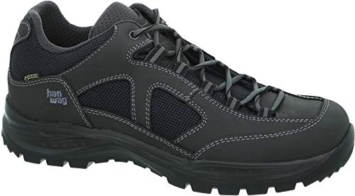 Hanwag M Gritstone Ii Wide GTX Schwarz - Gore-Tex Wasserfester atmungsaktiver Herren Outdoor Schuh, Größe EU 41.5 - FA von Hanwag
