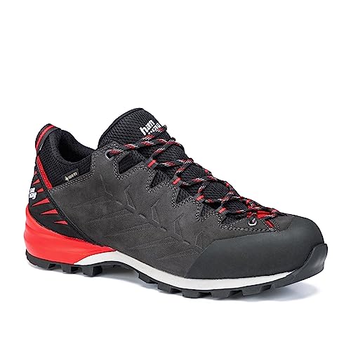 Hanwag M Makra Pro Low GTX Grau - Gore-Tex Robuster wetterfester Herren Gore-Tex Zustiegsschuh, Größe EU 40.5 - Farbe Hanwag M Makra Pro Low GTX Grau - Gore-Tex Robuster wetterfester Herren Gore-Tex Zustiegsschuh, Größe EU 40.5 - Farbe von Hanwag