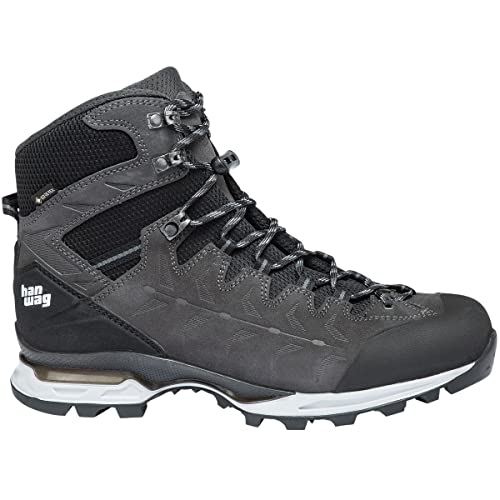 Hanwag M Makra Trek GTX Grau - Gore-Tex Technischer wetterfester Herren Bergschuh, Größe EU 40.5 - Farbe Asphalt - Lig von Hanwag
