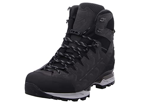 Hanwag M Makra Trek GTX Grau - Gore-Tex Technischer wetterfester Herren Bergschuh, Größe EU 43 - Farbe Asphalt - Light von Hanwag