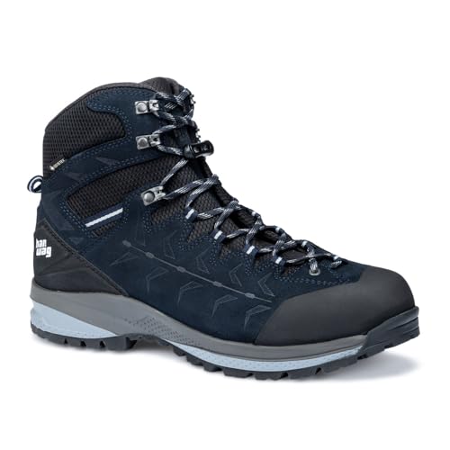 Hanwag M Makra Trek Sf Extra GTX Blau-Grau - Gore-Tex Leichter komfortabler Herren Gore-Tex Bergschuh, Größe EU 42.5 von Hanwag