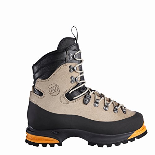 Hanwag M Omega Beige - Robuster Stabiler Herren Leder Hochtourenstiefel, Größe EU 46 - Farbe Lärche von Hanwag